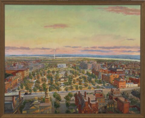 Painting of Lafayette Square