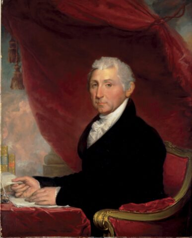 Adrian Lamb Portrait of James Monroe