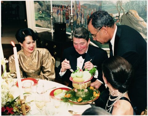 Thai State Dinner Dessert - 1985: Thai Dessert Baskets