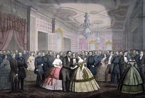 President Lincoln's Inaugural Reception