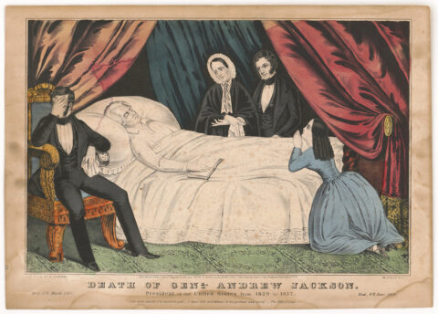 Jackson Deathbed Print