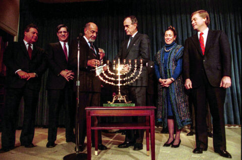 Bush Menorah 1989