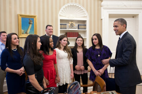 Gymnastics and the White House