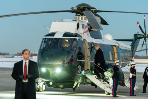 President Trump Marine One