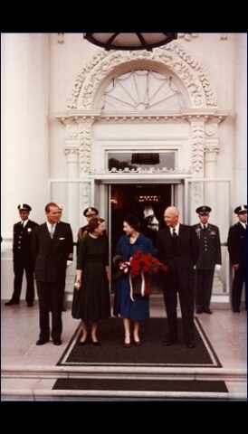 Notable British Visitors: The Eisenhowers with Queen Elizabeth II