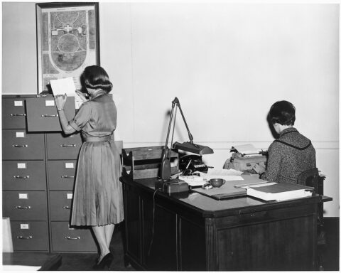 White House workers during the Eisenhower administration