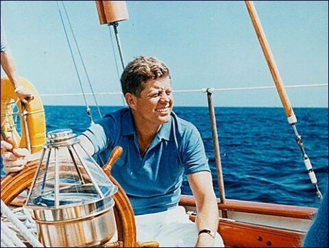 Presidential Vacations & Retreats: President Kennedy Yachting - Photo 1