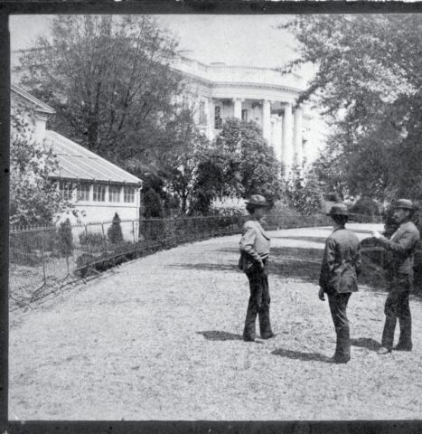 White House South Lawn - 1875