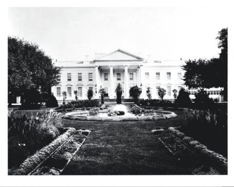 White House North Lawn Fountain - 1890