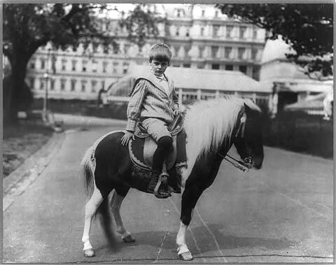 Quentin Roosevelt on a Pony