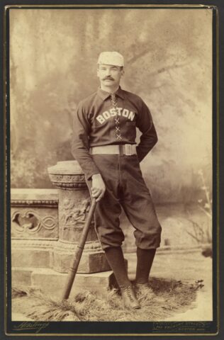 Michael J. “King” Kelly with the Chicago White Stockings.